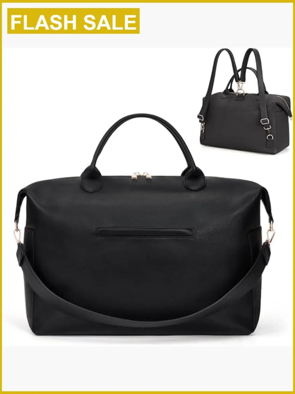 Convertible Vegan Leather Diaper Tote Backpack Mommy Bag Hospital Totes